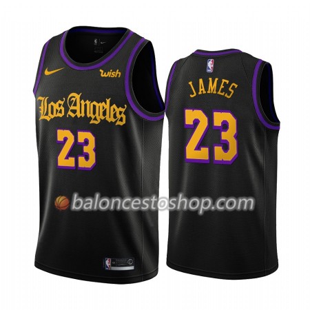 Camiseta Hombre NBA Los Angeles Lakers LeBron James 23 2019-20 Nike City Creative Swingman